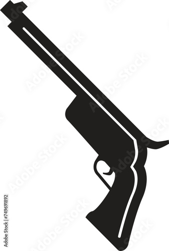 A pair of crossed cowboy guns western pistols old vintage revolvers