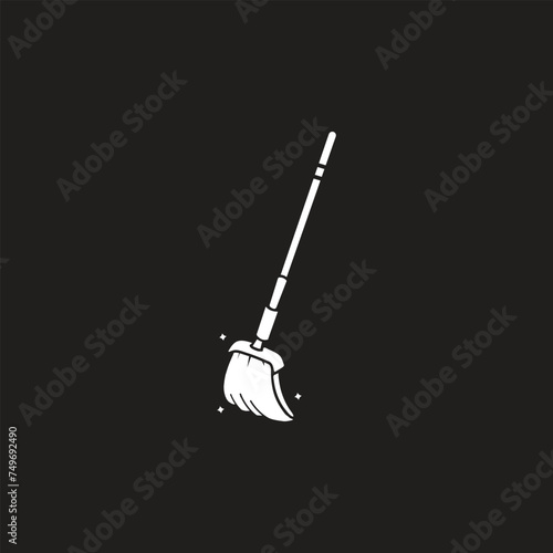 Mop icon. Simple illustration of mop vector icon for web design isolated on white background