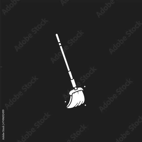 Mop icon. Simple illustration of mop vector icon for web design isolated on white background