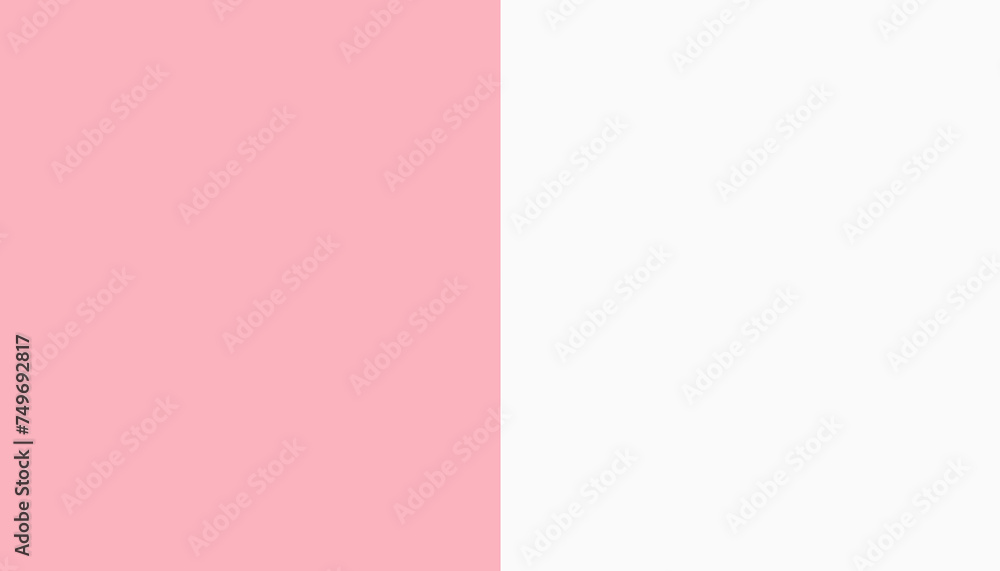 Light pink pastel white solid color split fifty fifty 50/50 banner background wall paper