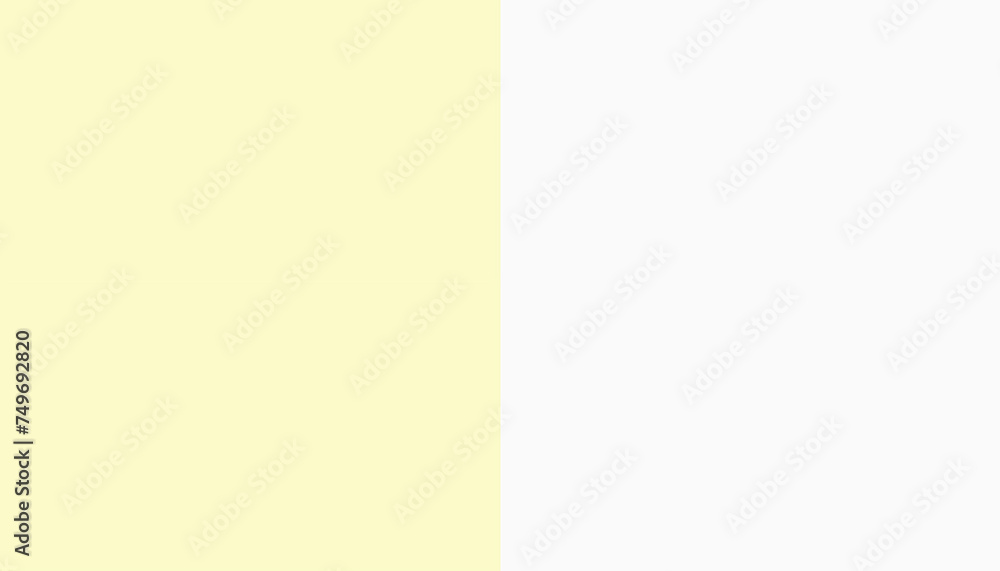 Light yellow pastel white solid color split fifty fifty 50/50 banner background wall paper Light yellow pastel white solid color split fifty fifty 50/50 banner background wall paper