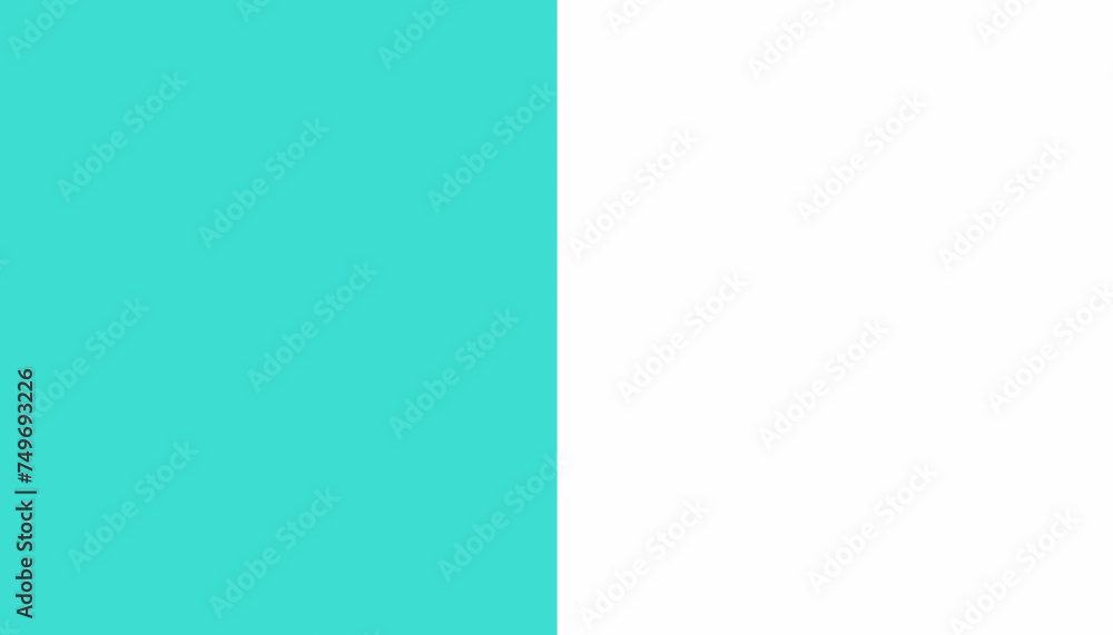 Aqua teal turquoise split fifty fifty banner background wall paper