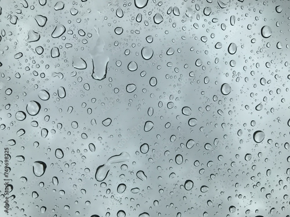 water drops on glass water drops on glass