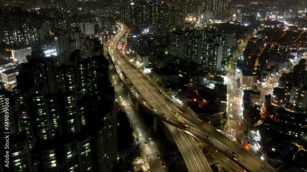 Hyper-lapse video sketch of Seoul, South Korea Hyper-lapse video sketch of Seoul, South Korea