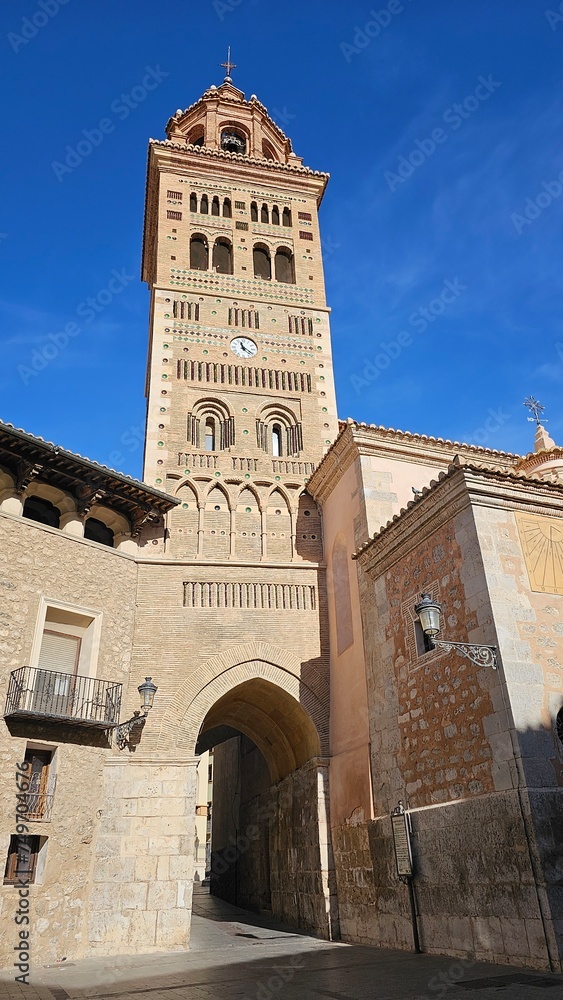 Teruel Cathedral on a sunny day
