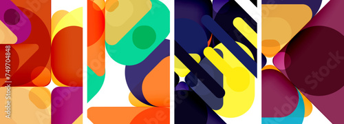 Geometric elements abstract backgrounds for wallpaper, business card, cover, poster, banner, brochure, header, website