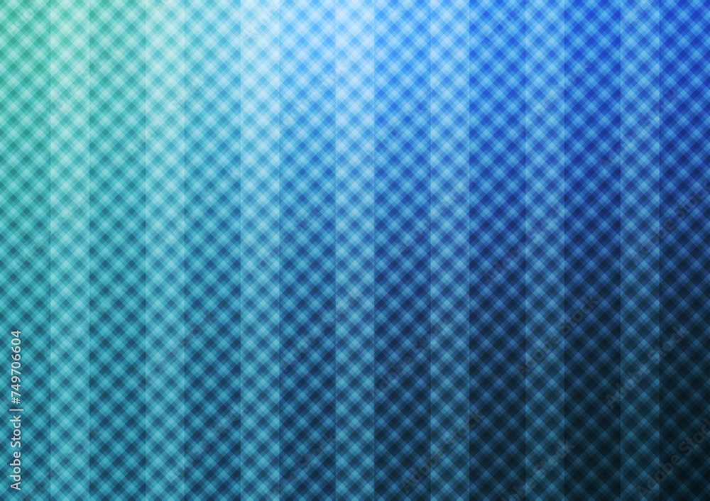 Blue line square pattern soft presentation background