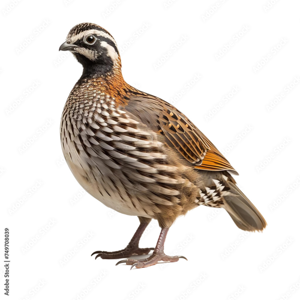Beautiful Quail isolated on transparent background
Beautiful Quail isolated on transparent background