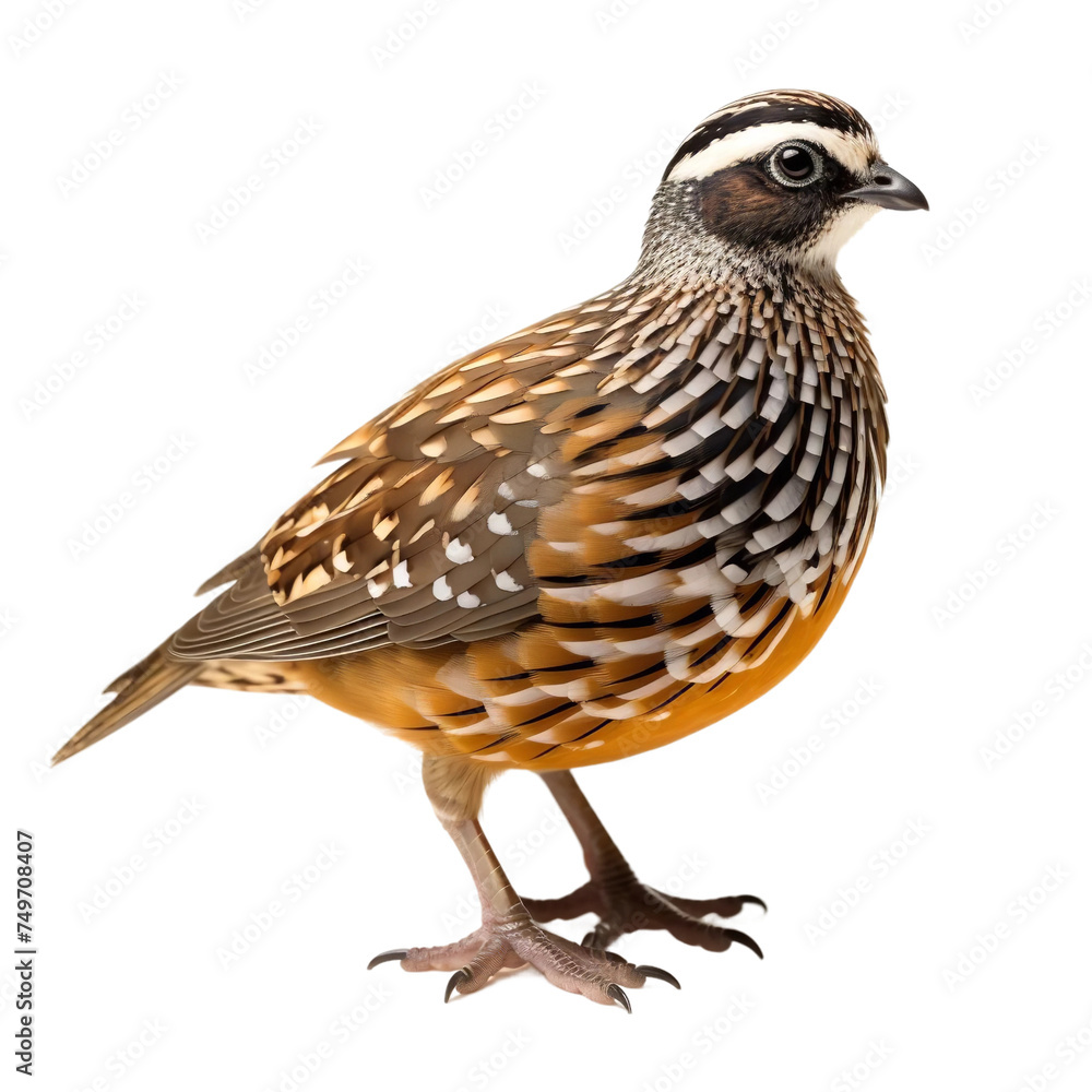 Beautiful Quail isolated on transparent background
Beautiful Quail isolated on transparent background