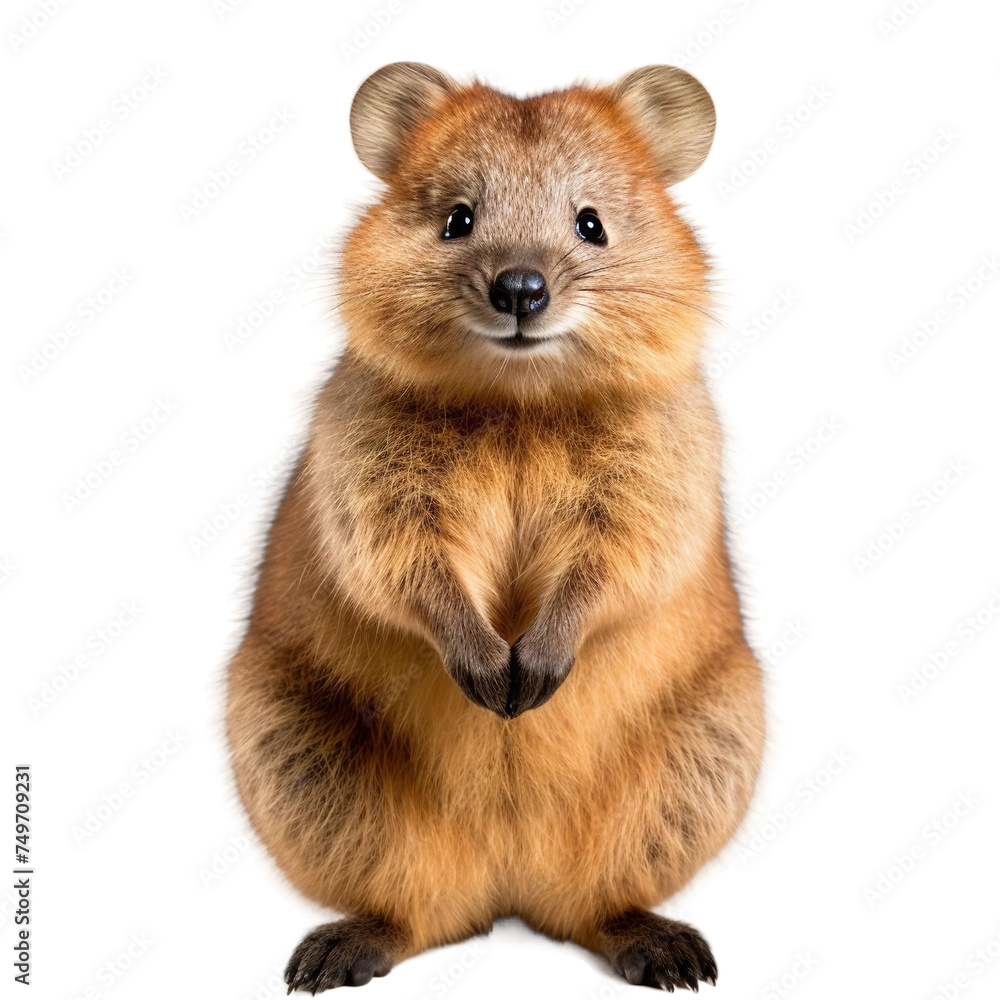 Cute Quokka Isolated On Transparent Background Cute Quokka Isolated On Transparent Background