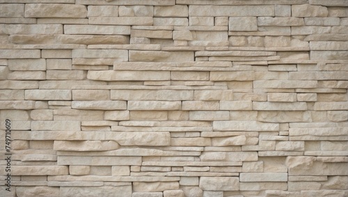 Vintage Stone Wall Background. AI Generated 