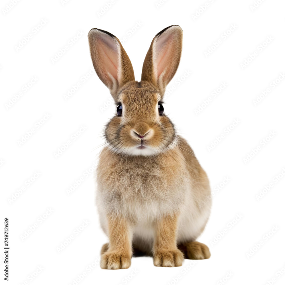 Beautiful Rabbit isolated on white background Beautiful Rabbit isolated on white background