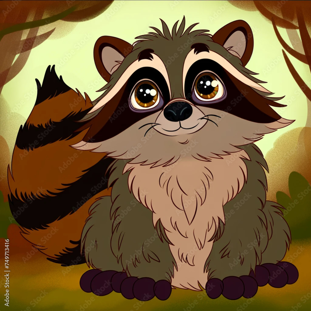 Autumn Whimsy Raccoon Dog's Forest Autumn Whimsy Raccoon Dog's Forest
