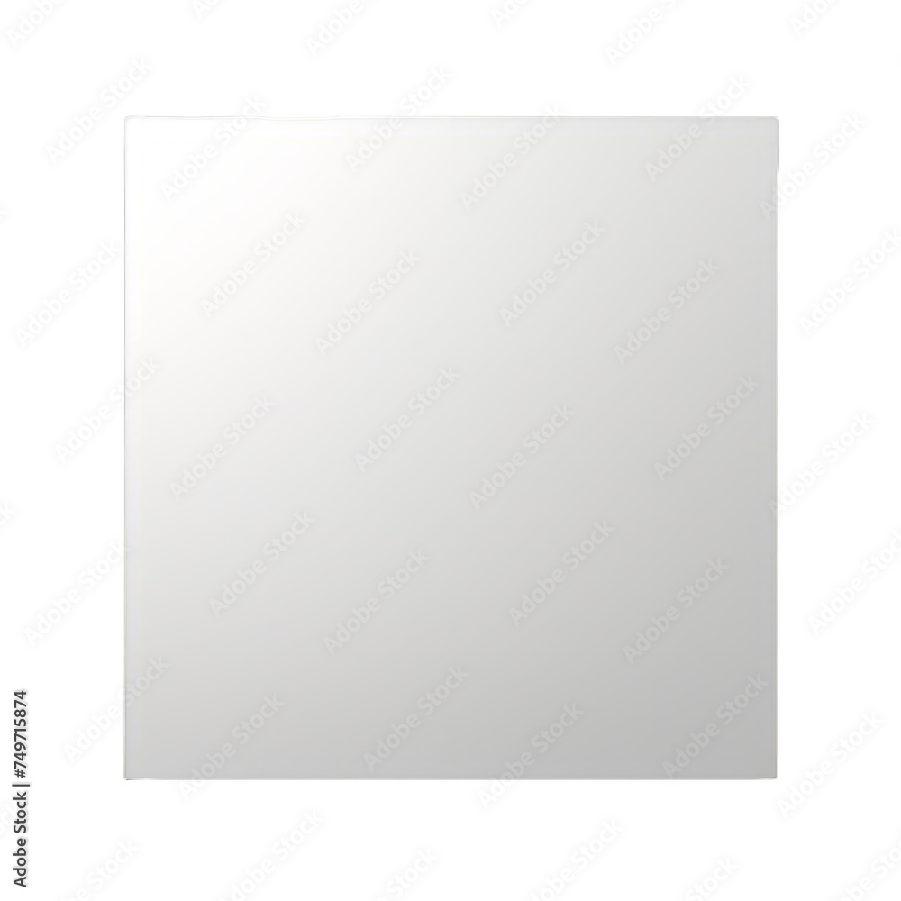 Blank cardboard software CD case isolated on transparent background, png Blank cardboard software CD case isolated on transparent background, png