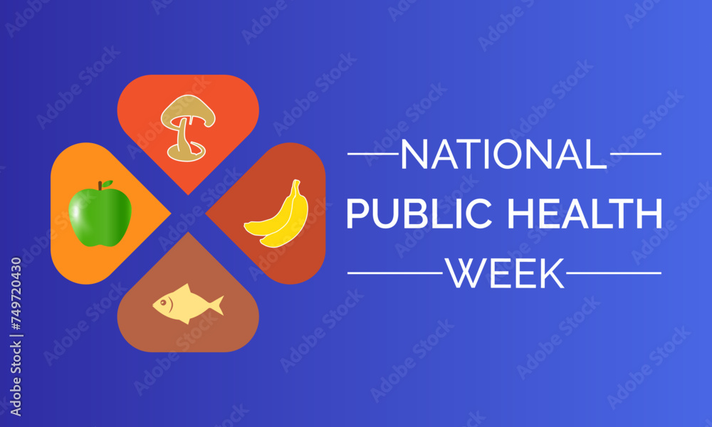 National Public Health Week Observed every year of April 1 to April 7, Vector banner, flyer, poster and social medial template design. National Public Health Week Observed every year of April 1 to April 7, Vector banner, flyer, poster and social medial template design.