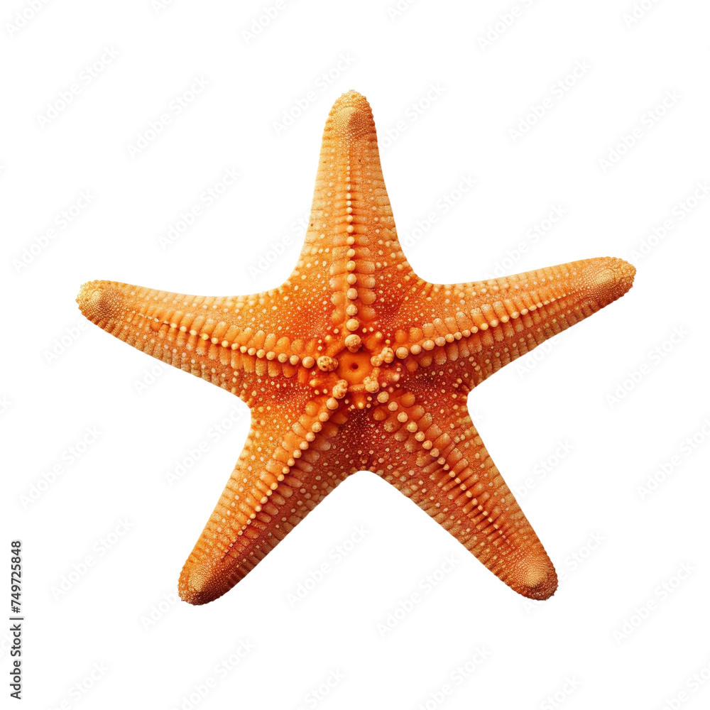 Amazing Stellar Starfish Isolated On Transparent Background Amazing Stellar Starfish Isolated On Transparent Background