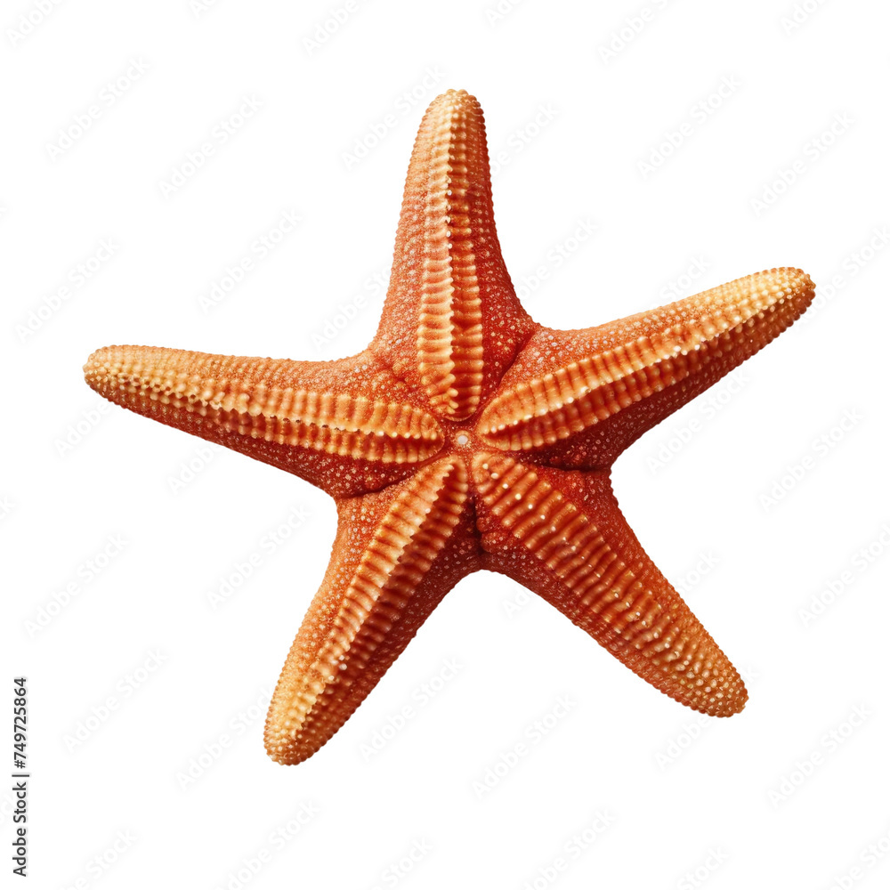 Amazing Stellar Starfish Isolated On Transparent Background Amazing Stellar Starfish Isolated On Transparent Background