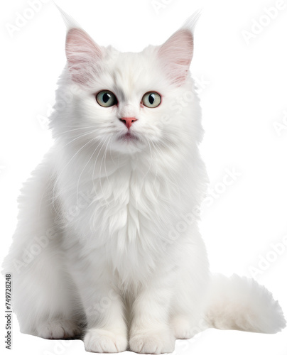 a cat,cat model isolated on white or transparent background,transparency  © SaraY Studio 