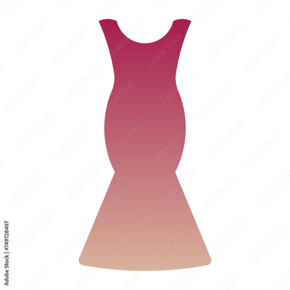 Bodycon Dress Flat Gradient Style Bodycon Dress Flat Gradient Style