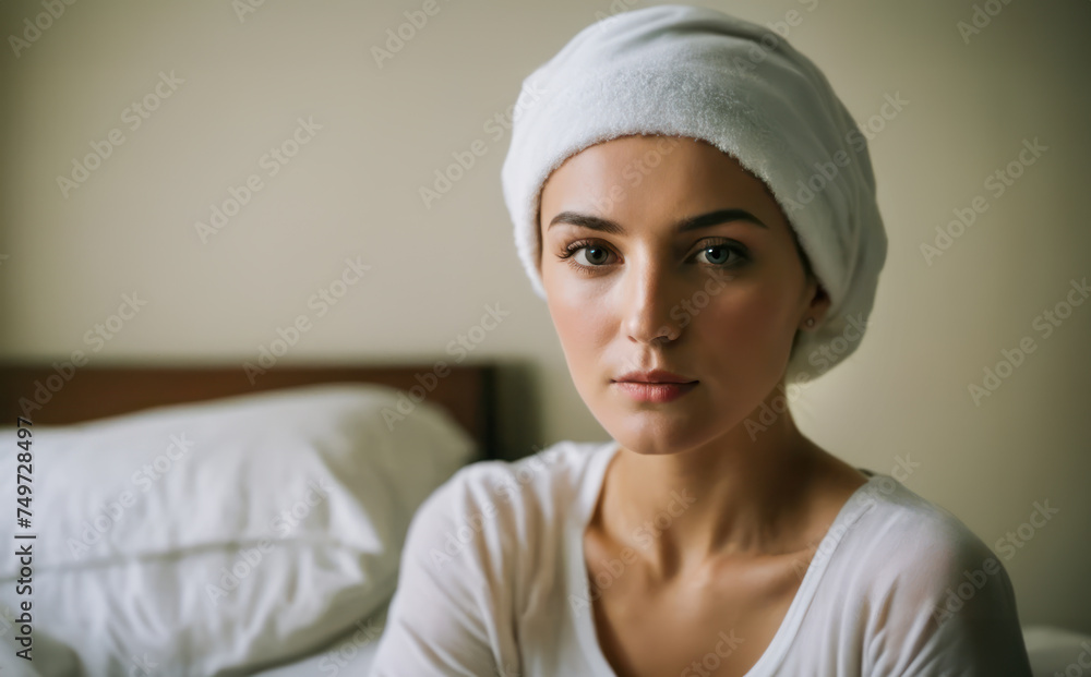 cancer patient in the room, recovering in the room after chemo, cancer awareness month cancer patient in the room, recovering in the room after chemo, cancer awareness month