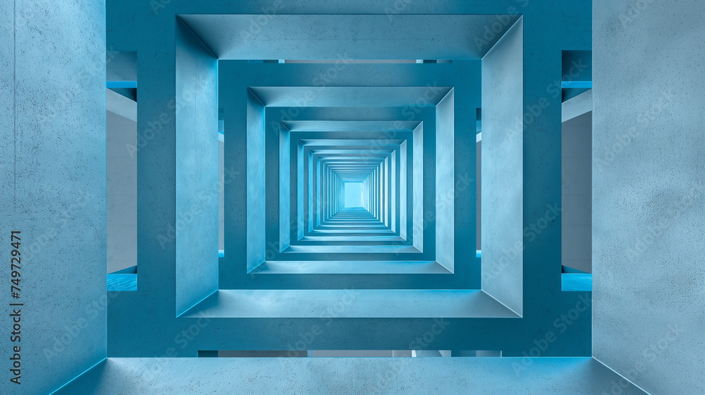 rectangle tunnel concept background rectangle tunnel concept background