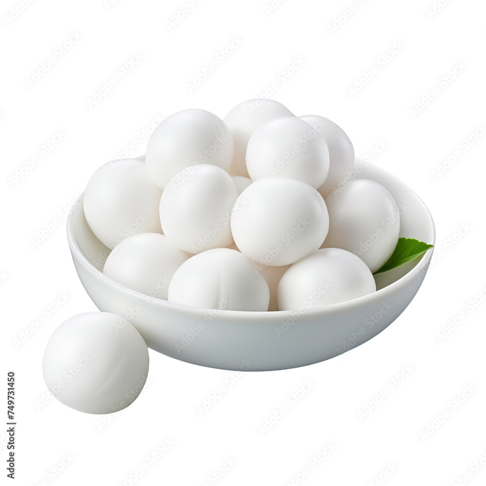 Tasty Tangyuan isolated on white background
Tasty Tangyuan isolated on white background