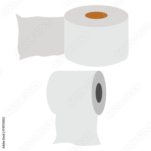 Toilet tissue vector