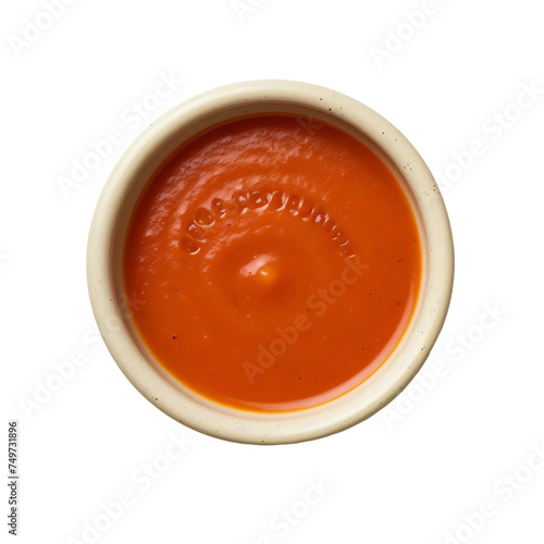 Tasty Tapatio Hot Sauce isolated on white background 