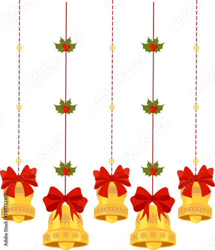 Christmas Hanging Jingle Bells