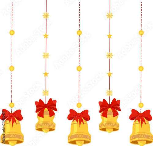 Christmas Hanging Jingle Bells