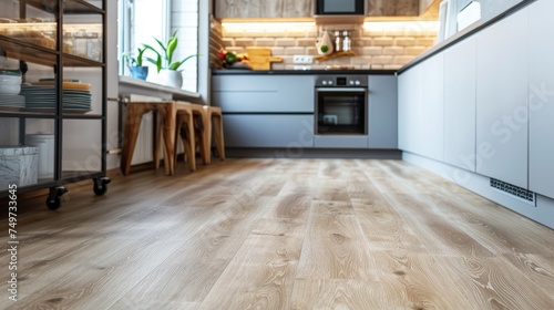 Maximizing small spaces with laminate flooring in apartments.