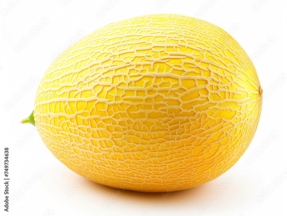 Canary Melonisolated on white background Canary Melonisolated on white background