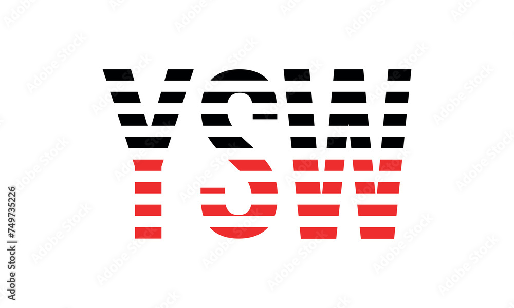 YSW three initial letter iconic line negative space minimal logo design vector template. monogram, abstract, wordmark, business, typography, minimalist, brand, company, flat, modern, unique, simple