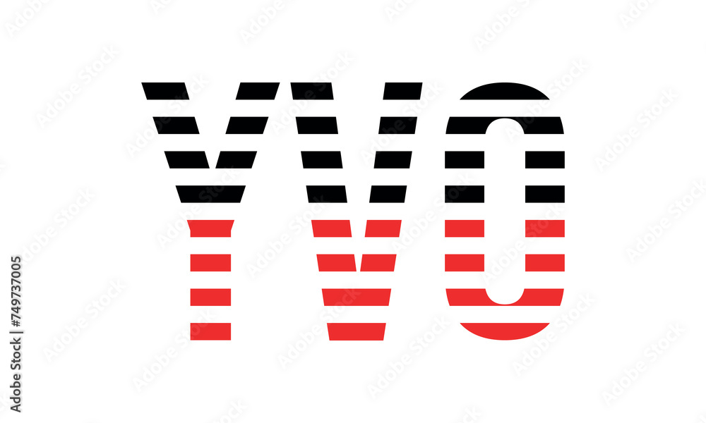 Fototapeta premium YVO three initial letter iconic line negative space minimal logo design vector template. monogram, abstract, wordmark, business, typography, minimalist, brand, company, flat, modern, unique, simple