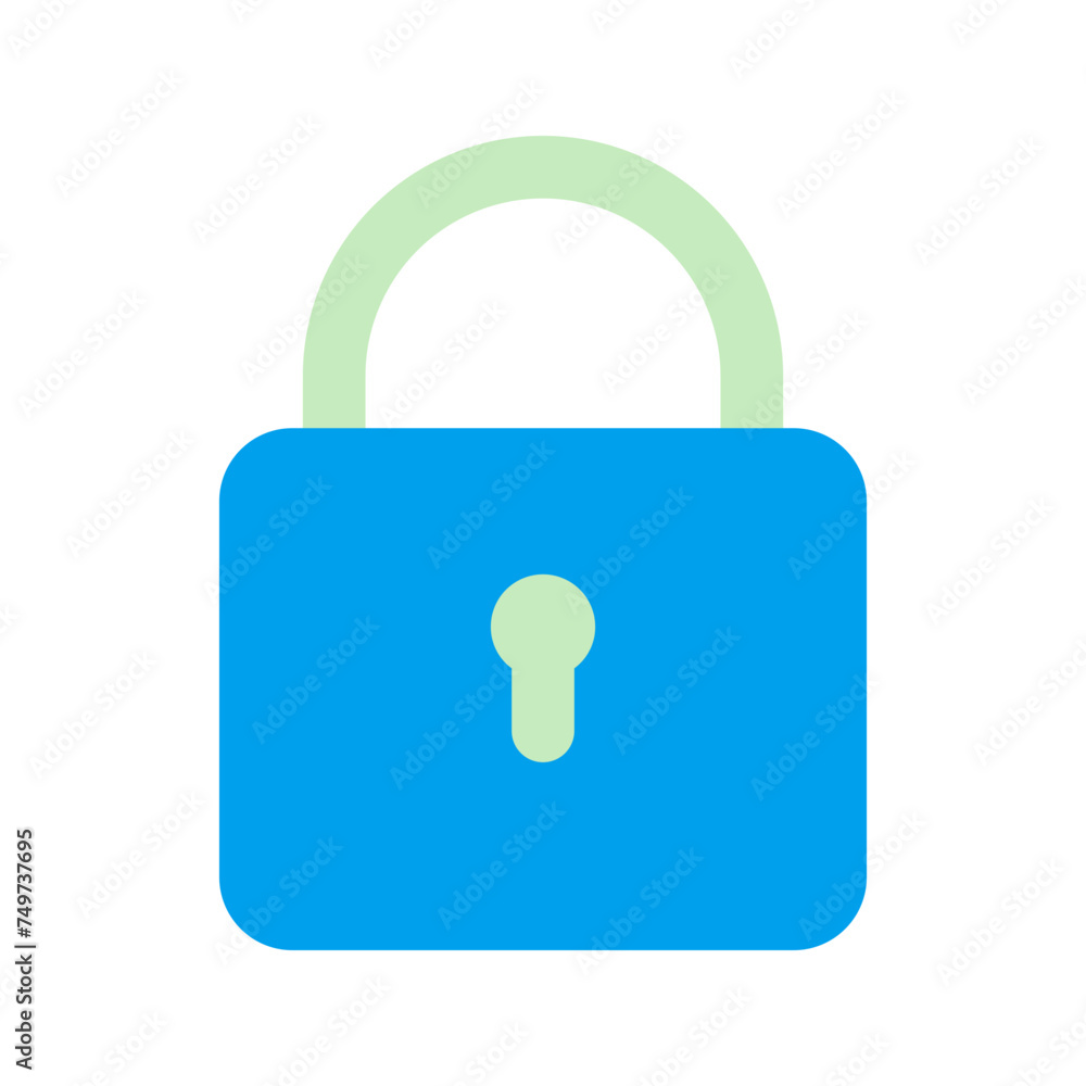 lock Duo tone icon lock Duo tone icon