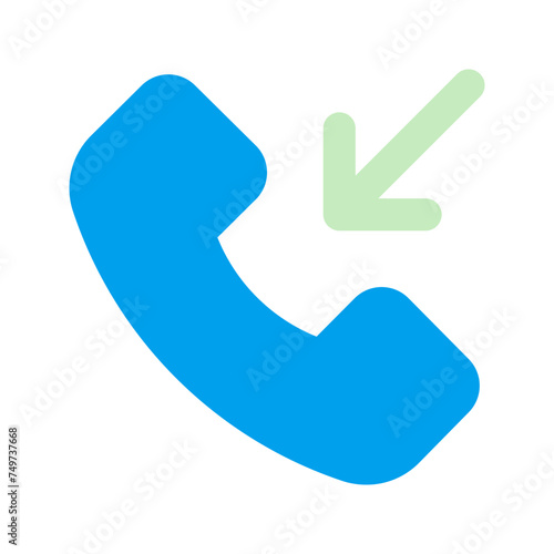 incoming call Duo tone icon