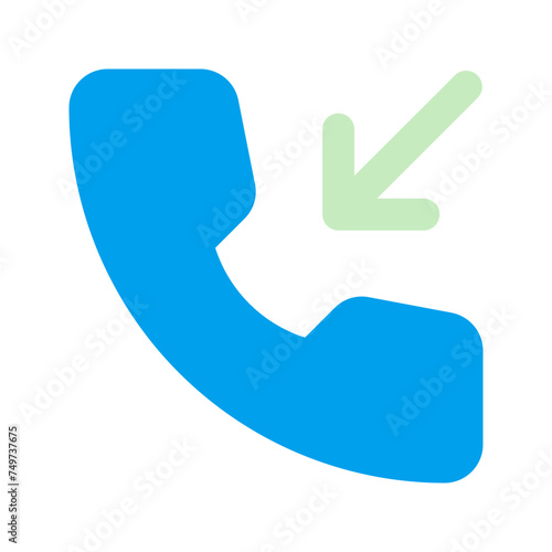 incoming call Duo tone icon