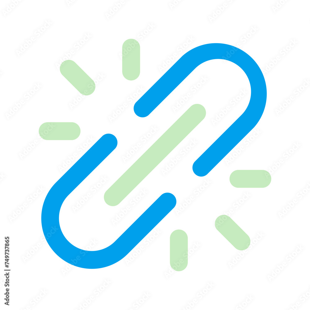 unlink Duo tone icon unlink Duo tone icon