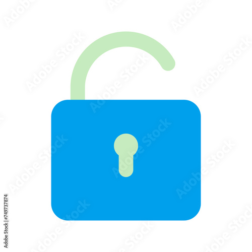 unlock Duo tone icon