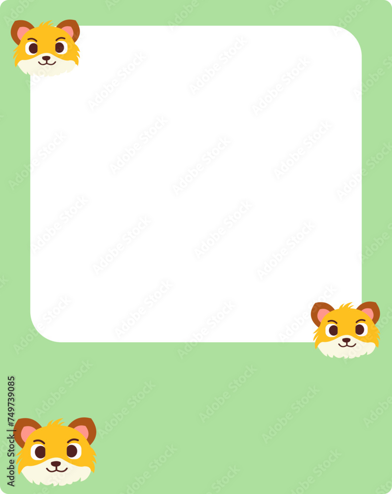 Fototapeta premium Cute Animal Fhoto Frame
