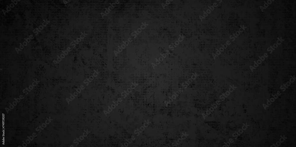 Black texture chalk board and black board background. stone concrete texture grunge backdrop background anthracite panorama. Panorama dark grey black slate background or texture