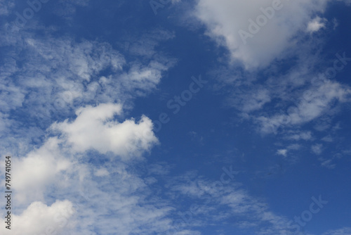 Fototapeta Naklejka Na Ścianę i Meble -  bluesky with cloud natural color