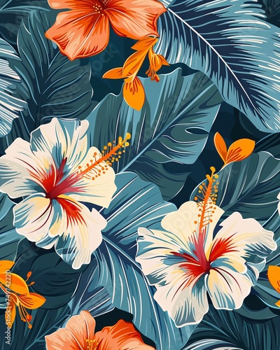 Vintage-inspired floral patterns and retro color palettes