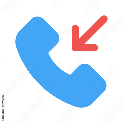 incoming call Flat icon