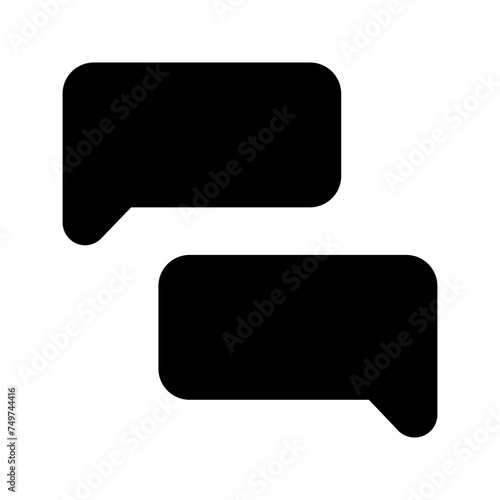 chat glyph icon