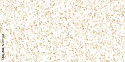 Abstract white alpha Glitter Explosion on brown marble, matt surface, granite, ivory texture. Quartz surface white for bathroom or kitchen up of white pebble stones wall texture.