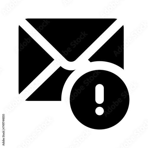 spam glyph icon