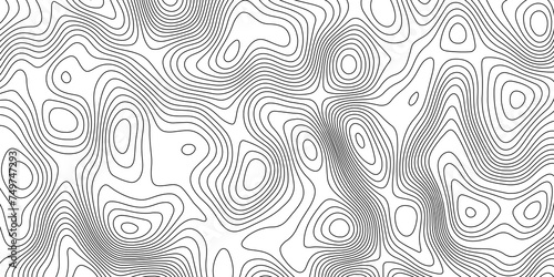 Natural printing illustrations of maps. Topographic Map in Contour Line Light Topographic Black-white background from Ocean toper Line topography map contour background, geographic grid.