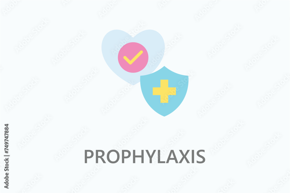 Prophylaxis icon or logo sign symbol vector illustration