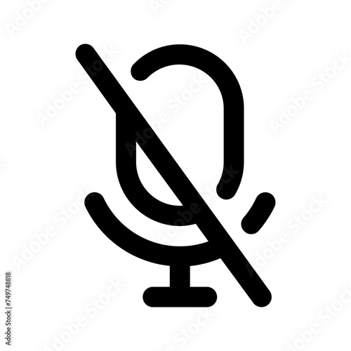 mute line icon